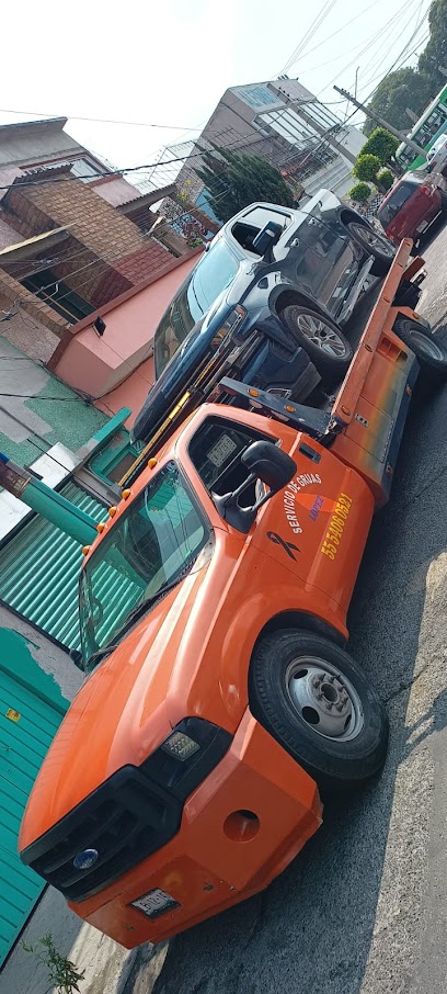Servicio de Gruas naranjas